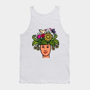 Mental health wellness nature inspiration Tank Top